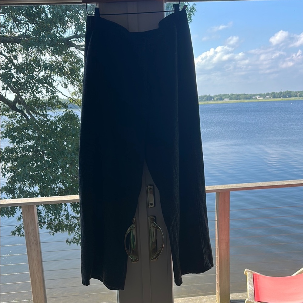 Eileen Fisher Midnight Wide Leg Pants